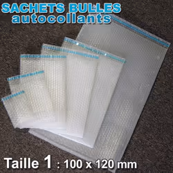 Sachet matelassé bulles d'air + rabat de fermeture avec bande adhésive *Les dimensions indiquées tiennent compte de tolérance ...