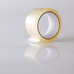 Qualité PREMIUM : film polypropylène 50 microns - Colle caoutchouc synthétique - Coloris transparent - Longueur d'un rouleau  ...