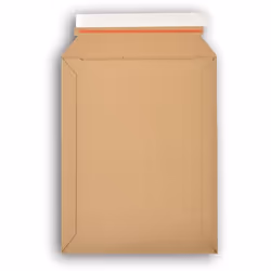 Pochette en carton micro-cannelé haute qualité - Carton ondulé stabilisé couleur marron. - Excellente finition, très bonne ri ...