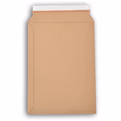 Pochette en carton micro-cannelé haute qualité - Carton ondulé stabilisé couleur marron. - Excellente finition, très bonne ri ...