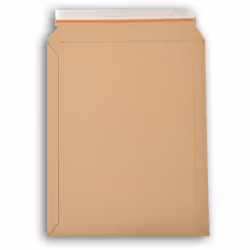 Pochette en carton micro-cannelé haute qualité - Carton ondulé stabilisé couleur marron. - Excellente finition, très bonne ri ...
