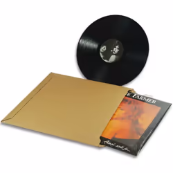 Pochette en carton cannelé haute qualité Très rigide Idéale pour expédier de 1 à 3 disques vinyles 33 tours en toute sécurité ...