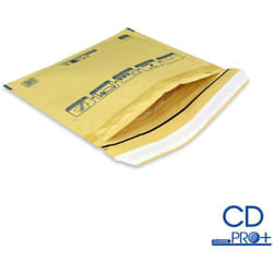 Enveloppebulle - Lot de 100 Enveloppes à bulles pro marron cd format 145x175 mm