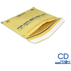 Enveloppebulle - Lot de 200 Enveloppes à bulles pro marron cd format 145x175 mm