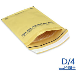 Enveloppebulle - Lot de 100 Enveloppes à bulles pro marron D/4 format 170x265 mm