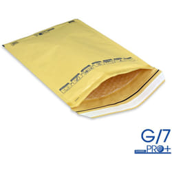 Lot de 100 Enveloppes à bulles pro marron G/7 format 230x335 mm