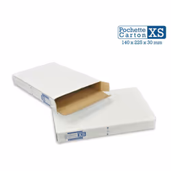 Boîte carton petite hauteur (3 cm extérieur) + solide + légère + économique Spécialement adapatée aux envois en Lettre Suivie ...