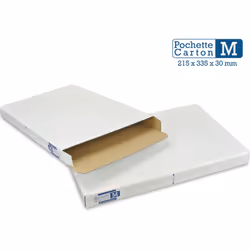 Boîte carton petite hauteur (3 cm extérieur) + solide + légère + économique Spécialement adapatée aux envois en Lettre Suivie ...