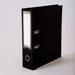 Classeur A4 à levier - ENVELOPPEBULLE - Classhic Noir - PVC - 32x28x8cm