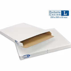 Boîte carton petite hauteur (3 cm extérieur) + solide + légère + économique Spécialement adapatée aux envois en Lettre Suivie ...