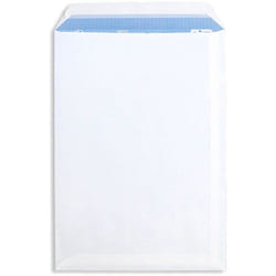 Enveloppebulle - Lot de 50 Enveloppes blanches C4 sans fenêtre gamme courrier+