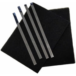 Lot de 2 filtres charbon (avec tiges de fixation) (74X4121) Hotte sauter Brandt
