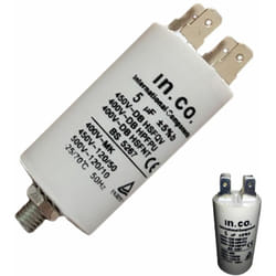 Condensateur 5MF (1125427003) Sèche-linge AEG, ARISTON HOTPOINT, ARTHUR MARTIN ELECTROLUX, BOSCH, BRANDT, CALOR, DE DIETRICH, ELECTROLUX, ELICA,