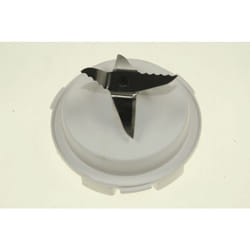 Embase blanc + couteau pour pieces preparation culinaire...