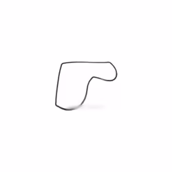 Joint de porte marron 4 côtés pour Four. Référence de la pièce : C00027982, Marque : HOTPOINT - ARISTON.