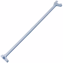 Profilé arrière pour Clayette, étagère verre de réfrigérateur INDESIT, ARISTON HOTPOINT Dimensions: 476X55 mm C00281600 Appar ...