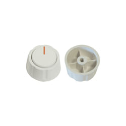 Sans Marque - bouton manette blanche diam 6 m/m pour table de cuisson -...