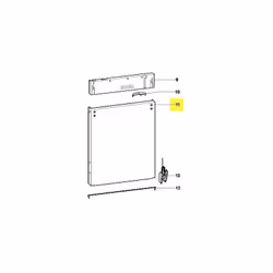 C00387468Pour lave vaisselle encastrable.. Modèles d appareils concernés :LTE143206, LFT 114/HA - F046451 (HOTPOINT), LFT 116 ...