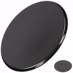 Chapeau bruleur rapide noir Diam.100mm compatible pour plaque de cuisson ARISTON HOTPOINT, INDESIT, SCHOLTES C00052931, 48200 ...