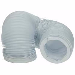 Gaine d'evacuation en PVC long. 2m diam. 102mm pour sèche linge WPRO, ARTHUR MARTIN ELECTROLUX, ELECTROLUX, FAURE, ZANUSSI, A ...