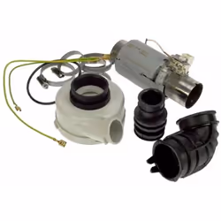 Ensemble résistance capot pompe de cyclage d'origine pour lave-vaisselle WHIRLPOOL, BAUKNECHT, IGNIS, LADEN, IKEA WHIRLPOOL,  ...