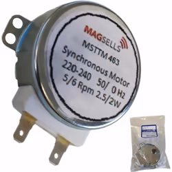 Moteur de plateau compatible pour four micro-ondes WHIRLPOOL, BAUKNECHT, LADEN, IKEA WHIRLPOOL, IGNIS Puissance 2,5/2 W 220/2 ...