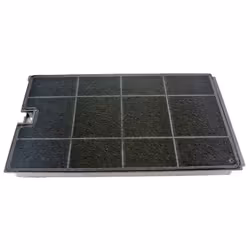 Filtre charbon rectangulaire type 35 (à l'unité) d'origine pour hotte BAUKNECHT, IKEA WHIRLPOOL, WHIRLPOOL Dimensions : Longu ...