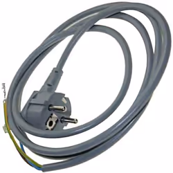Câble d'alimentation d'origine pour lave-linge WHIRLPOOL, BAUKNECHT, BAUCKNECHT, LADEN, IGNIS, INDESIT, PROLINE, ARISTON HOTP ...