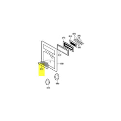 Grille support partie bar pour refrigerateur LG 3806JA2046B