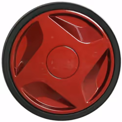Roue avec enjoliveur pour aspirateur MOULINEX RS-RT9513 Appareils compatibles : [ASPIRATEUR MOULINEX: ] MO4011, MO401101/4Q0, ...