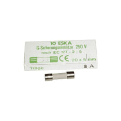 Fusible temporise 8 amperes 5X20 (X1) pour micro ondes...