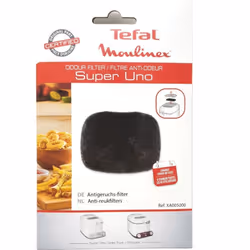 Cartouche filtre SUPER UNO pour friteuse MOULINEX, TEFAL Ce filtre capte et retient les mauvaises odeurs de friture. Il se pl ...