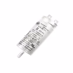 CONDENSATEUR LAVE LINGE DIVERS MARQUES 284977 CONDENSATEUR PERMANENT 8 MF 425V/475V