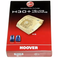 Boite de 5 sacs antibacterie H30S SENSORY TELIOS ARIANNE pour aspirateur HOOVER 09178278 Appareils compatibles : ASPIRATEUR H ...
