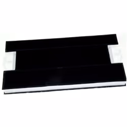 type: filtre à charbon actif longueur: 43 cm largeur: 17 cm hauteur: 3 cm Contenu: 1 filtre + les 2 supports-guidages. Dimens ...