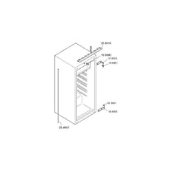 Charniere de porte inferieure pour refrigerateur Siemens 00169302