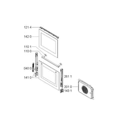 Vitre exterieur de porte four REP1410 pour four Whirlpool