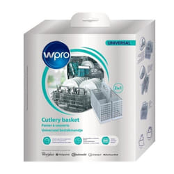Whirlpool - panier à couverts 2 en 1 universel pour lave-vaisselle