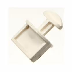 Loquet verrouillage pour Four. Référence de la pièce : 14BA009, Marque : ROBLIN. Couleur de la pièce : Blanc.