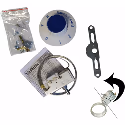 Thermostat compatible pour réfrigérateur, congélateur WHIRLPOOL, BAUKNECHT, LADEN, IGNIS, IKEA WHIRLPOOL, ROSIERES, CANDY, BR ...