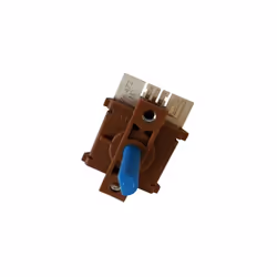 Potentiomètre rotatif pour Four. Référence de la pièce : C00270978, Marque : INDESIT. Couleur de la pièce : Marron.