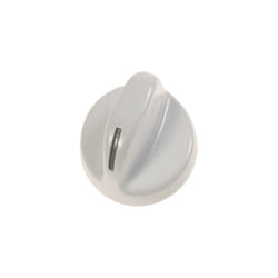Manette de gaz bombee blanche pour cuisiniere Bompani
