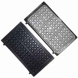 Plaque à gauffres( x2) pour gaufrier, croque-monsieur TEFAL TS-01036040 Appareils compatibles : [GAUFRIER, CROQUE-MONSIEUR TE ...