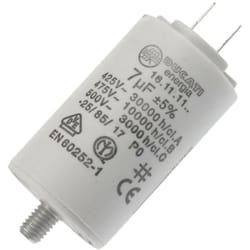 Condensateur de démarrage 7UF (323164-55213) (416171164) Sèche-linge candy, ariston hotpoint Indesit whirlpool
