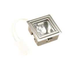 Lampe halogene inox satine carre pour hotte Falmec 105040199
