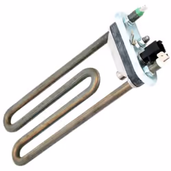 Résistance 1700W compatible avec sonde compatible pour lave-linge ARISTON HOTPOINT, INDESIT Dimensions : longueur 200 mm, lar ...
