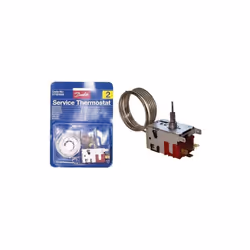 Fabricant: Danfoss, Longueur du tube capillaire: 1300mm, Valeur de commutation: -8°C, Valeur de commutation min.: -12°C, Vale ...