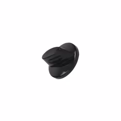 Bouton de commande noir pour Plaque de cuisson. Référence de la pièce : 481241279247, Marque : WHIRLPOOL.