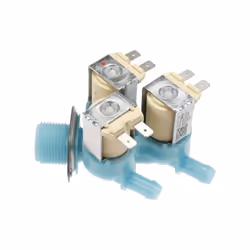 Description générale Electrovanne 3 voies d'origine pour lave-linge SAMSUNG, modèle DC62-00233B, garantissant un fonctionneme ...