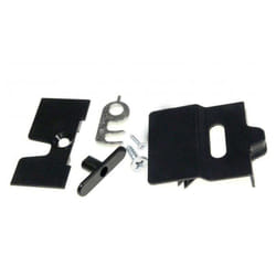 Fermeture de porte coudee noir pour refrigerateur Dometic 241275787